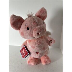 Cupid Hallmark Valentine 12" Plush Pig Sings Dances The Cupid Shuffle 2013 Tags